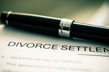 Divorce paperwork
